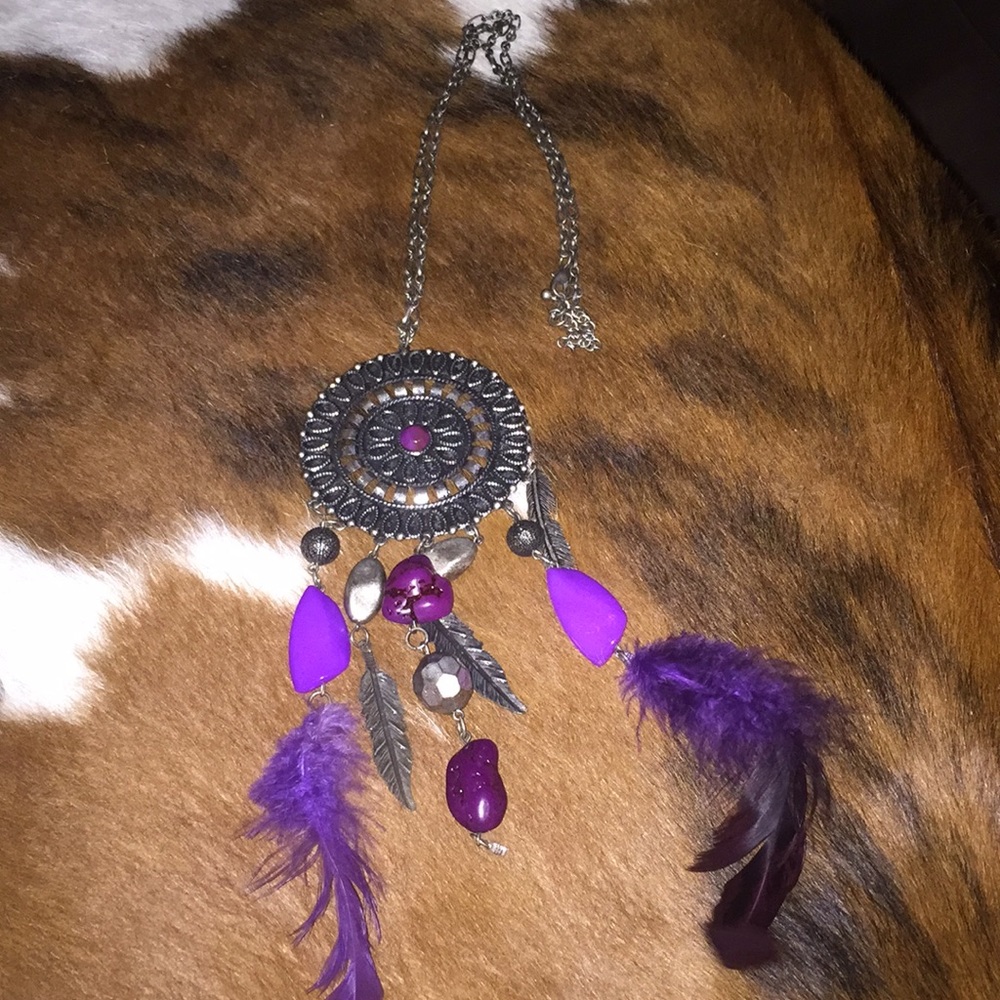 Dream catcher necklace